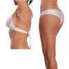 Thick Band Top + Bikini Cut Rouched Back Bottom